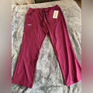 Sketchers Scrub Bottoms - Wine 2XL, never worn.